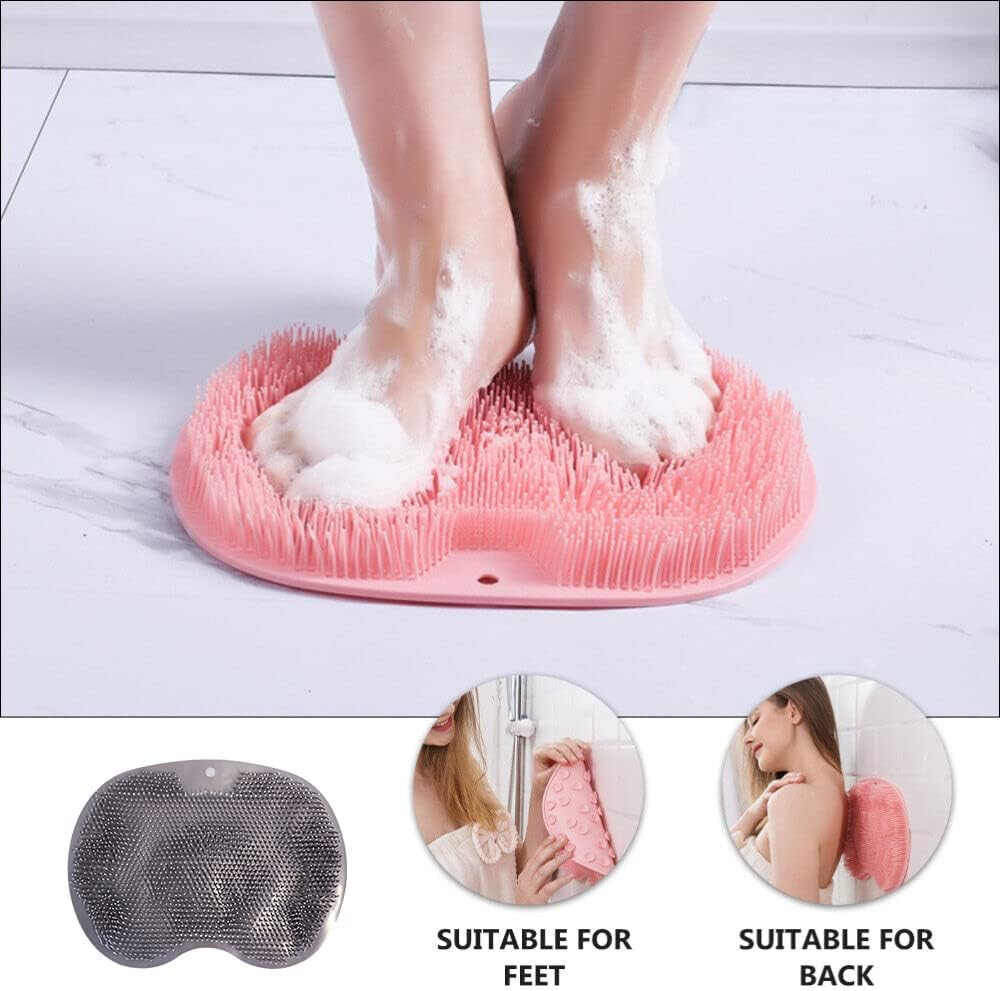 2 Pcs Shower Foot & Back Scrubber