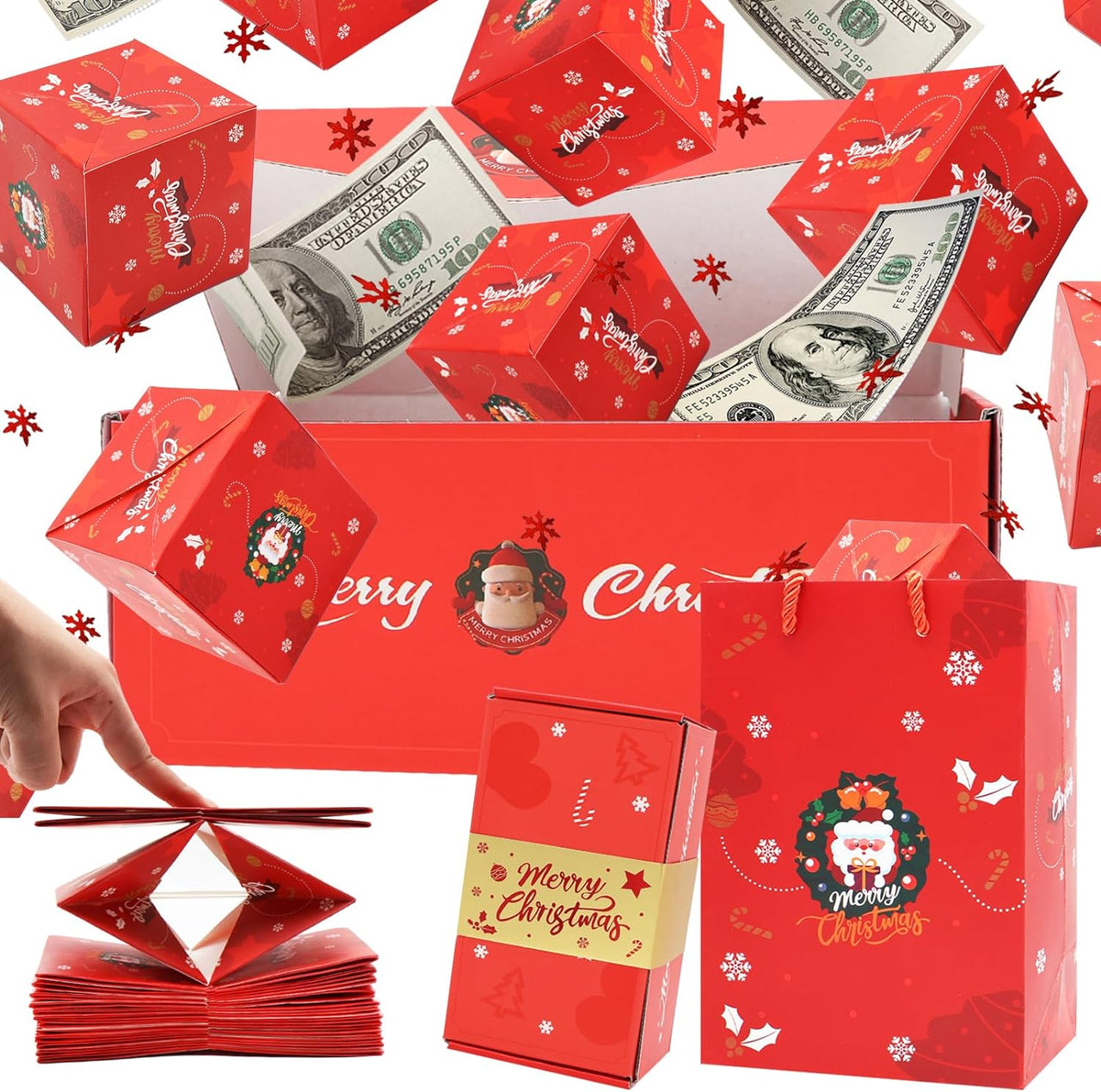 Überraschungs-Geld-Geschenkbox-Explosion