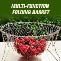 Thumbnail for Foldable Fry Boiling Basket