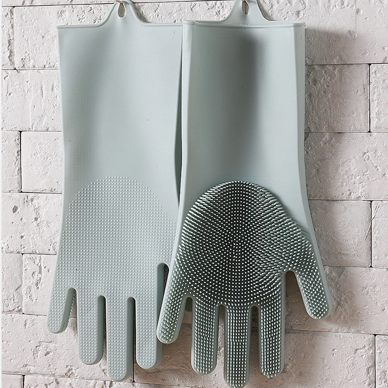 Dishwashing Sponge Gloves (2pcs)