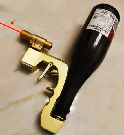 Champagne Wine Sprayer Pistol Beer Bottle Durable Spray Gun Shoot