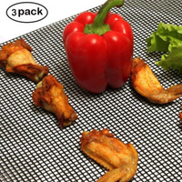 Thumbnail for BBQ Mesh Grill Mat Set Nonstick Mesh Grilling Mats & Barbecue | Slicer