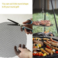 Thumbnail for BBQ Mesh Grill Mat Set Nonstick Mesh Grilling Mats & Barbecue | Slicer