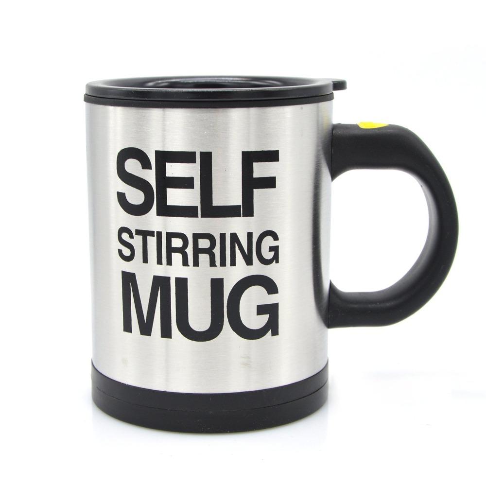 Self Stirring Coffee Mug- Electric Stainless Steel Automatic Self