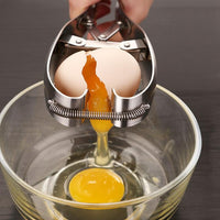 Thumbnail for Stainless Steel Egg Separator Automatic Egg Cracker for Raw Egg 