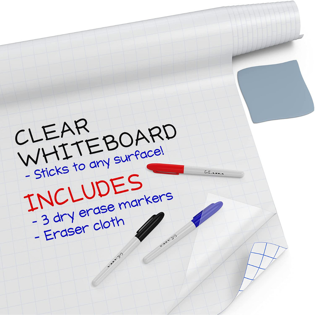 Kassa Clear Dry Erase Board Sticker – Slicier