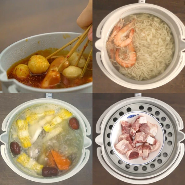 Travel Hot Pot Temperature Electric Tea, Boiling Water, Cooking Noodles Soup