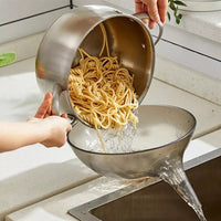 Thumbnail for Multifunctional Drain Bowl Strainers & Colanders | Pasta Drainer  