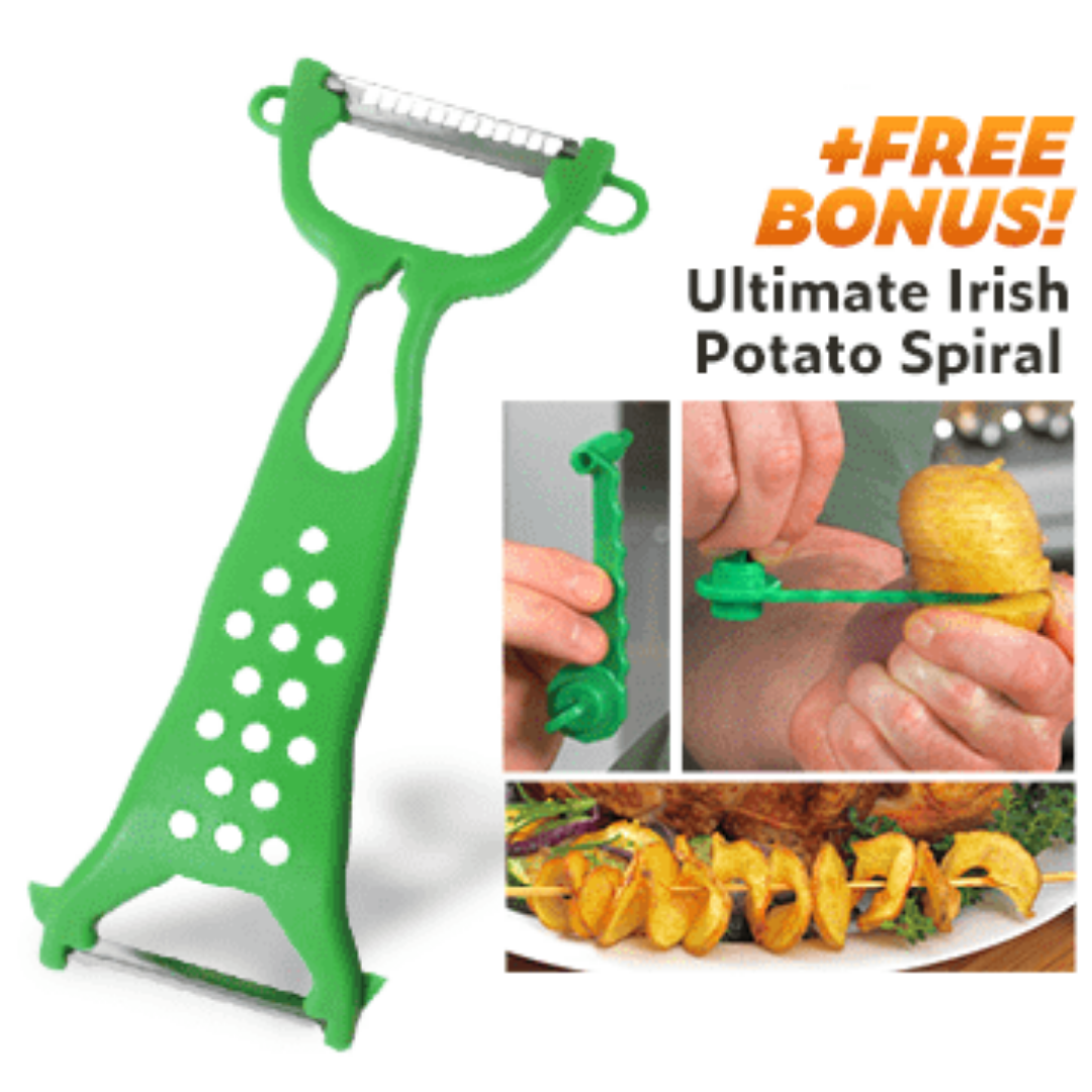 Vegetable Fruit Apple Potato Orange Carrot Julienne Irish Peeler – Slicier