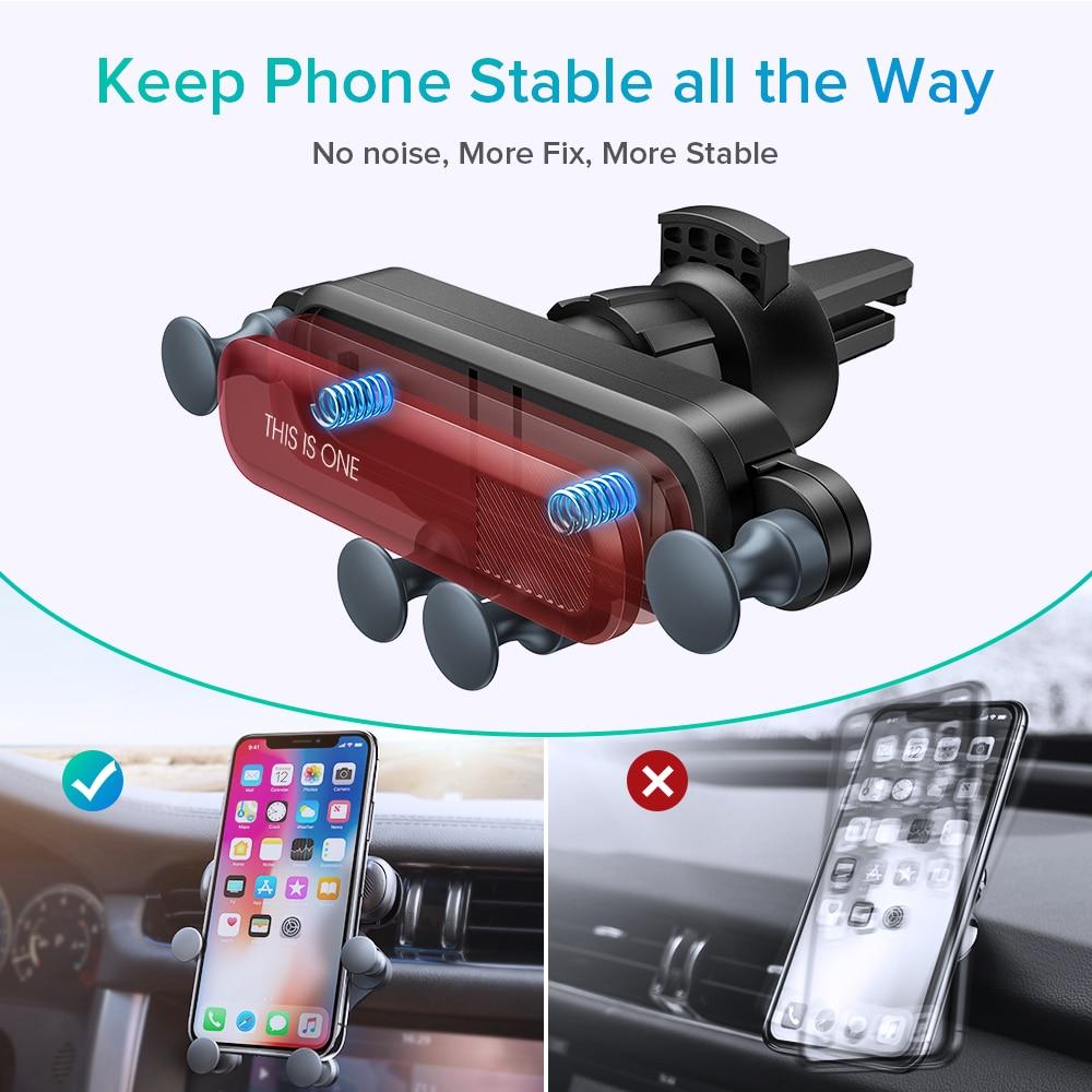 Gravity Car Phone Holder