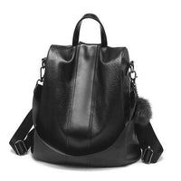 Thumbnail for Premium Leather Three Way Anti-Thief Women's Backpack