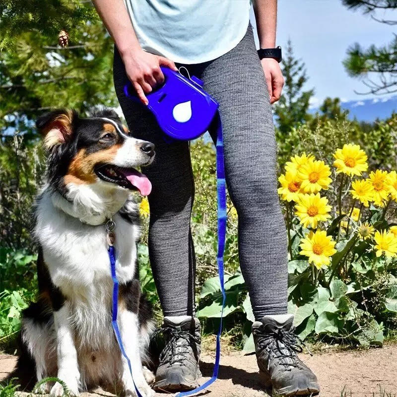 Dog Leash Heavy Duty 360°Tangle-Free Pet Walking Leashes Anti-Slip Handle 