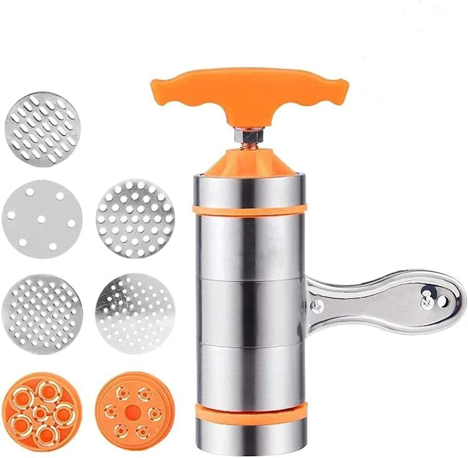 Press Pasta Noodle Maker Stainless Steel Kitchen Pressing Cutting Noodle  Machine