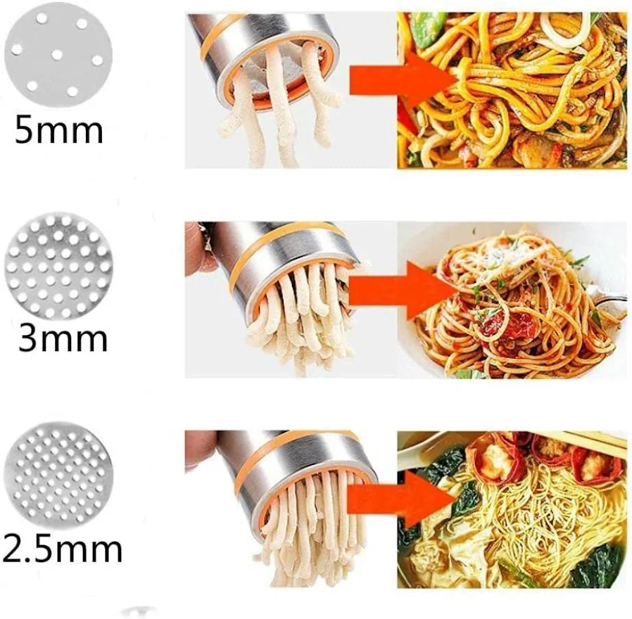 Electric Pasta Makers,Portable Handheld Automatic Mixers Kitchen Aid  Attachments – Slicier