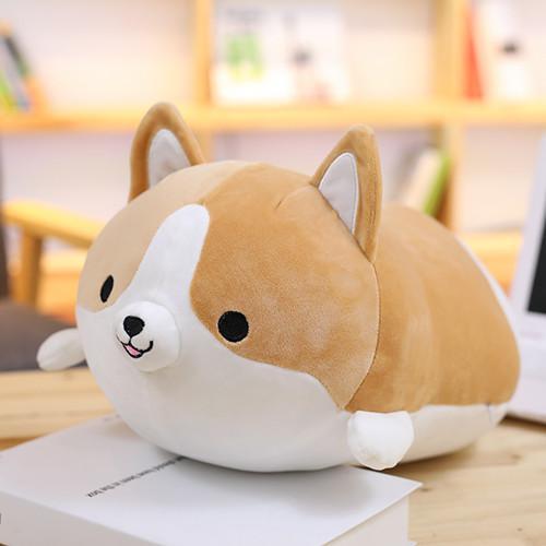 Shiba Inu Pillow Plush, Stuffed Animal Kawaii Dog Soft Anime Corgi